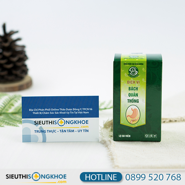 Dịch Vị Bách Quản Thống - Hộp 60 Viên Nang