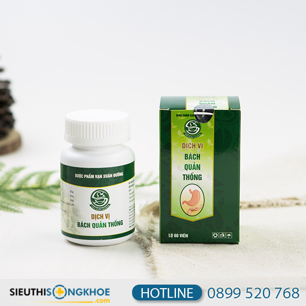 Dịch Vị Bách Quản Thống - Hộp 60 Viên Nang