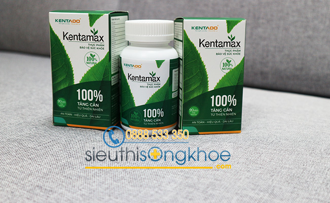 Thành phần thuốc tăng cân Kentamax có thảo dược mạch nha