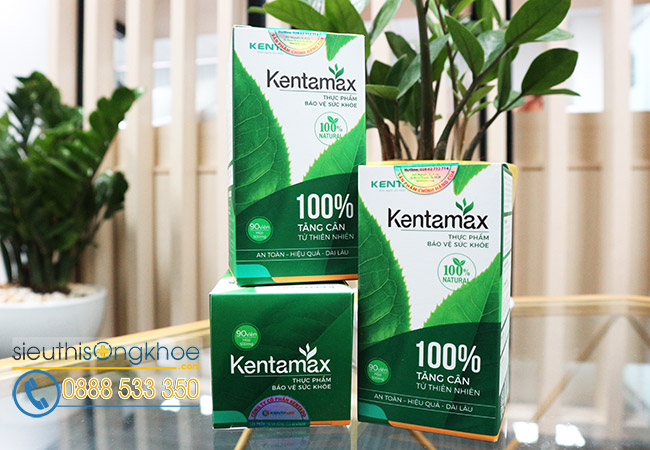 thành phần thuốc tăng cân Kentamax có thảo dược Liên nhục