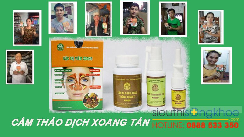 cảm nhận của khách hàng dung cẩm thảo dịch xoang tán