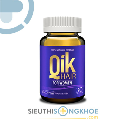 Qik Hair For Women (Cho Nữ) - Viên Uống Hỗ Trợ Mọc Tóc
