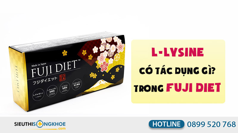 l-lysine thành phần viên uống giảm cân fuji diet