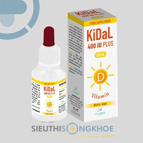 KiDal - Siro Bổ Sung Vitamin D, Giúp Xương Phát Triển