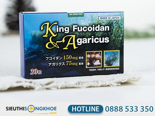 cách phân biệt thật giả king fucoidan & agaricus