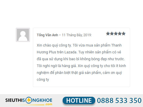 cach phan biet that gia thanh huong plus