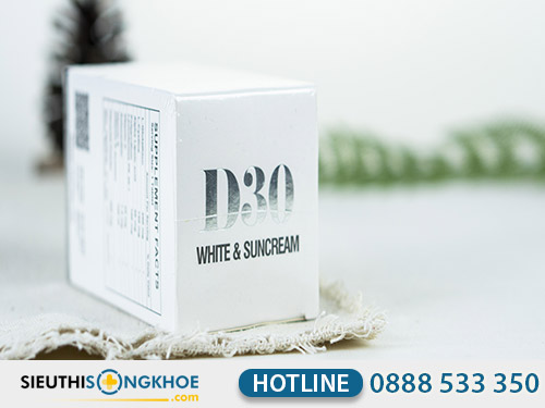 d30 white & suncream lừa đảo phải không