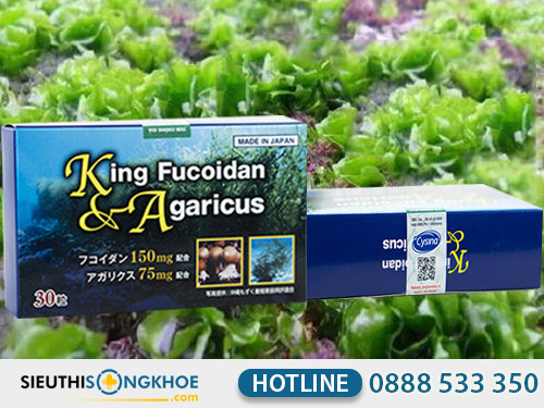 giấy chứng nhận king fucoidan & agaricus