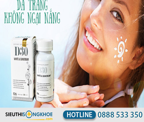 hướng dẫn sẻ dụng d30 white & suncream