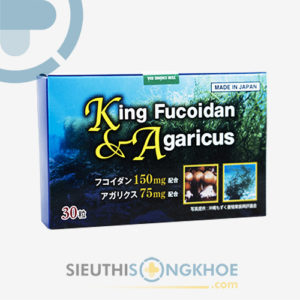 King Fucoidan & Agaricus – Viên Uống Tảo Nâu Hỗ Trợ Cho Người Bị Ung Thư, U Bướu