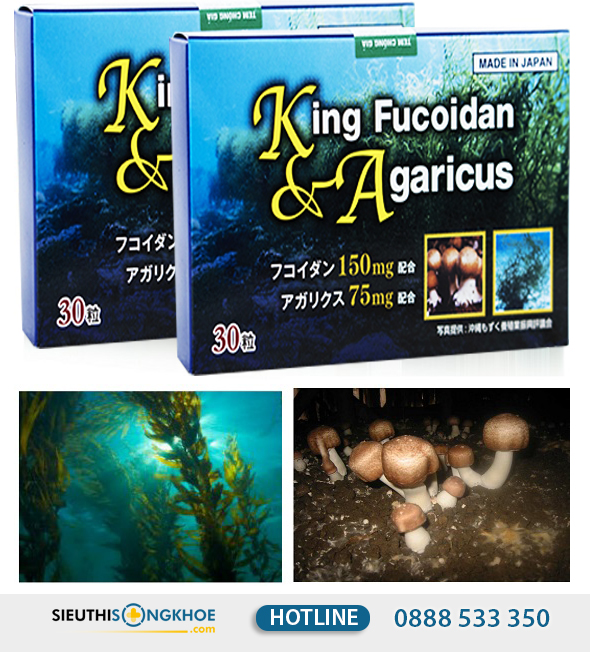 king fucoidan & agaricus 10