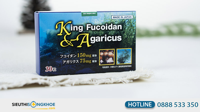 king fucoidan & agaricus có tác dụng phụ không