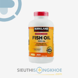 Kirkland Signature Fish Oil 1000mg – Viên Uống Dầu Cá Hỗ Trợ Ổn Định Đường Huyết