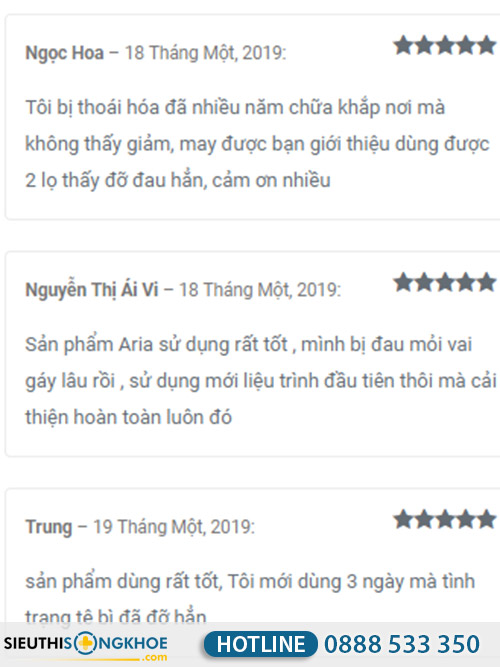 đánh giá xương khớp aria