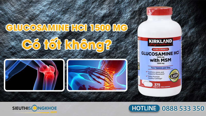 kirkland glucosamine hcl 1500 mg có tốt không