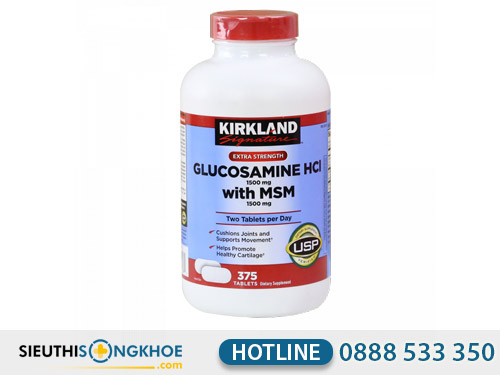 kirkland glucosamine hcl 1500 mg co tot khong