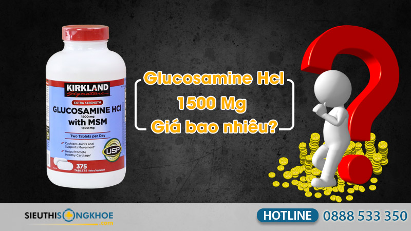kirkland glucosamine hcl 1500 mg giá bao nhiêu