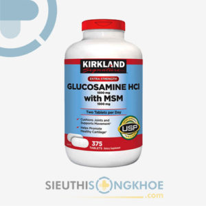 Kirkland Glucosamine Hcl 1500mg – Viên Uống Hỗ Trợ Xương Khớp Chắc Khỏe