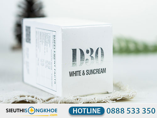 nguồn gốc d30 white & suncream