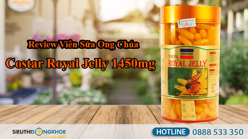 review sua ong chua Costar Royal Jelly 1450mg