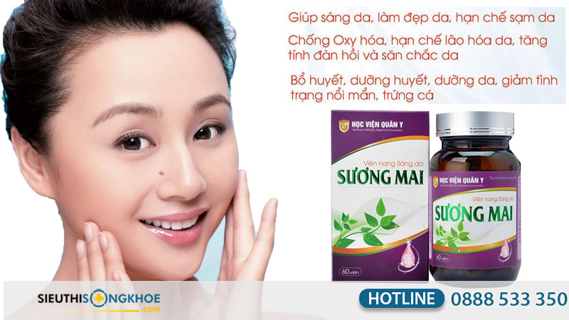 viên uống sáng da sương mai có tốt không