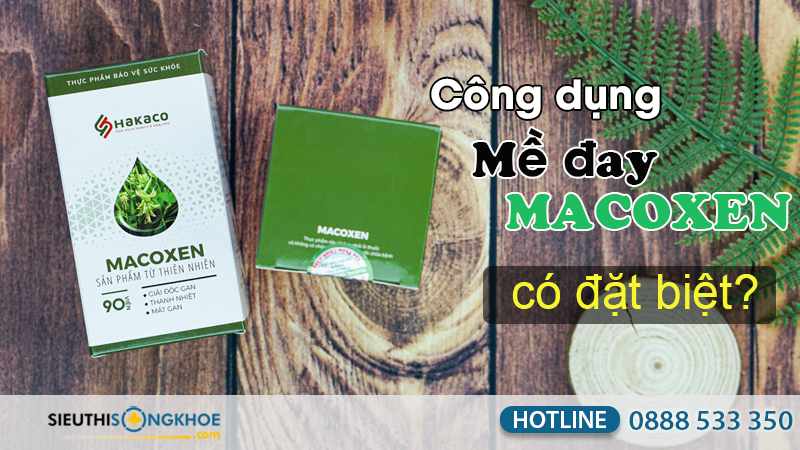 công dụng mề đay macoxen