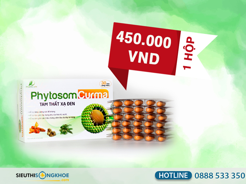 phytosom curma tam thất xạ đen học viện quân y có tốt không