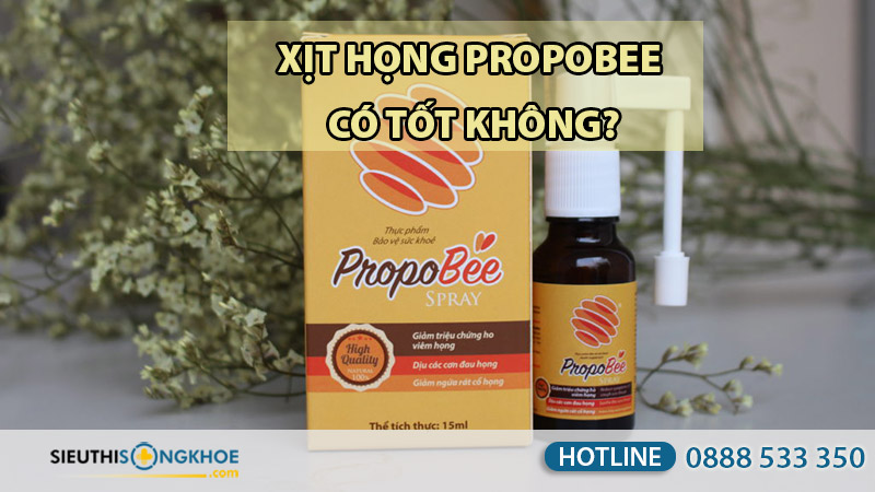 keo xịt họng propobee có tốt không