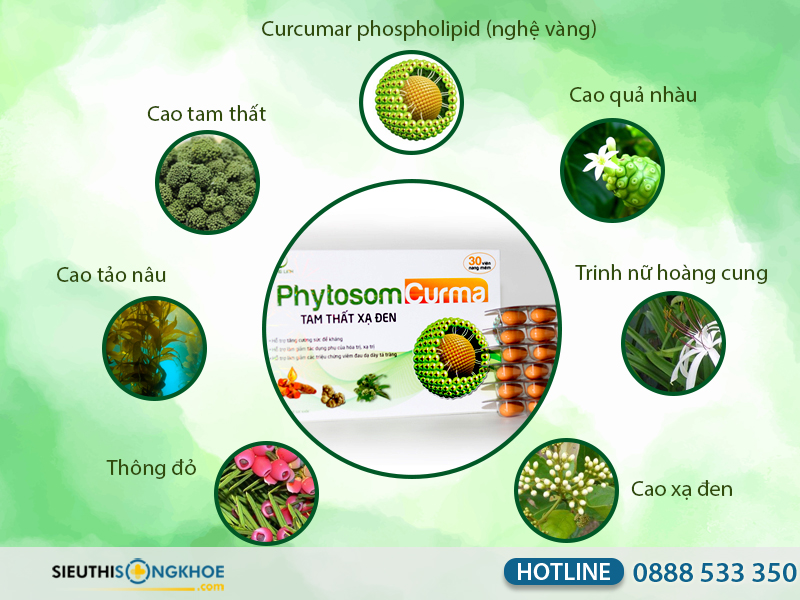 phytosom curma tam thất xạ đen học viện quân y có tốt không