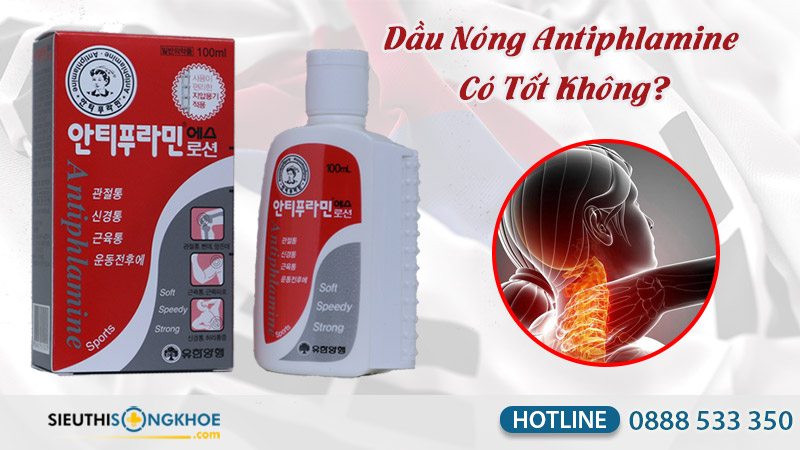 dầu nóng antiphlamine có tốt không