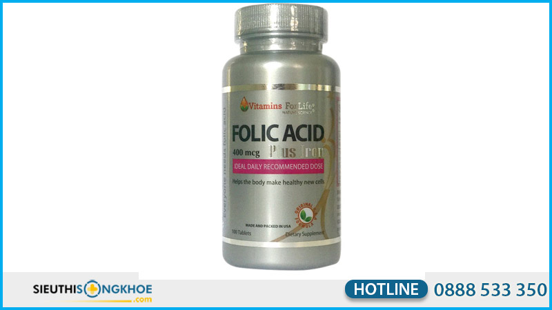 folic acid 400 mcg vitamins for life