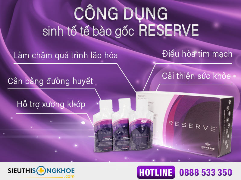 sinh tố tế bào gốc thực vật reserve