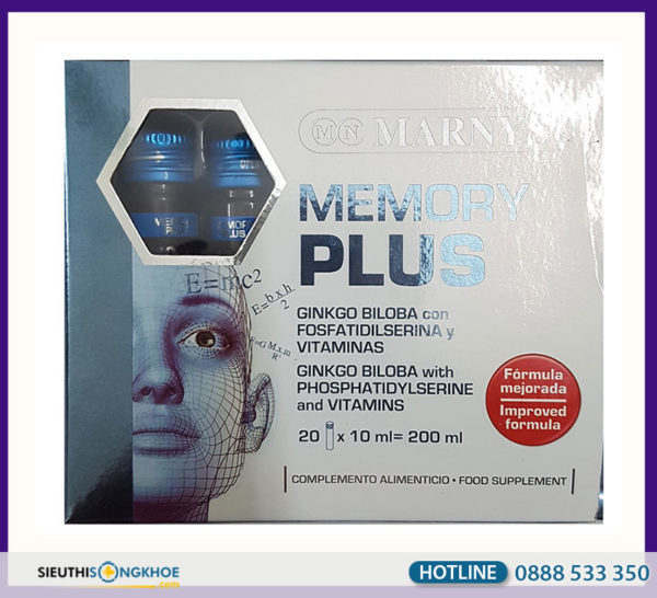 Memory Plus {920.000VNĐ} - Nước Uống Bổ Não Cải Thiện Trí Nhớ