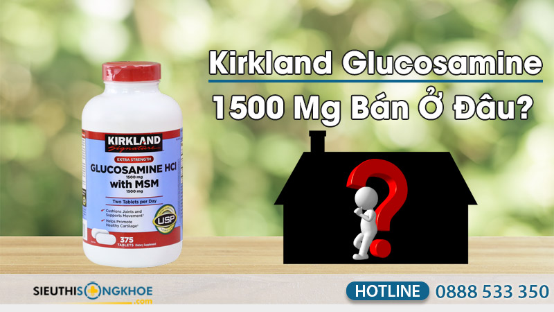 kirkland glucosamine hcl 1500mg bán ở đâu