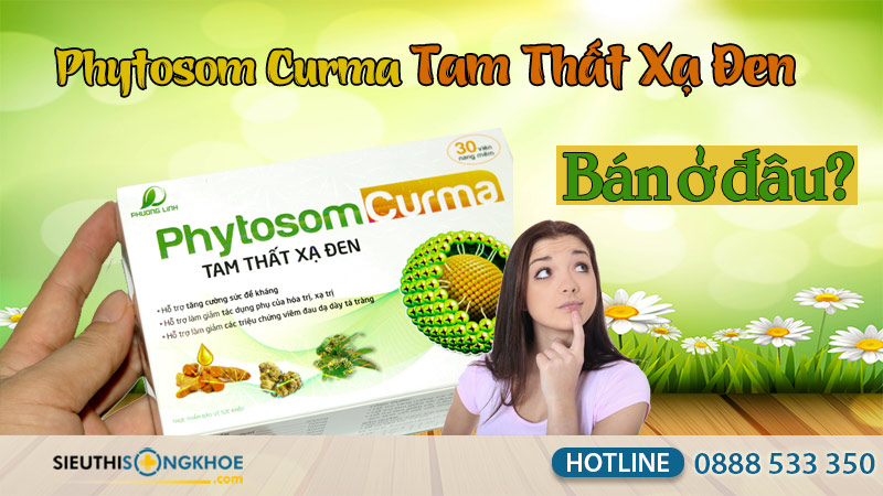 phytosom curma tam thất xạ đen học viện quân y bán ở đâu