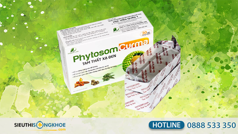 phytosom curma tam thất xạ đen học viện quân y bán ở đâu