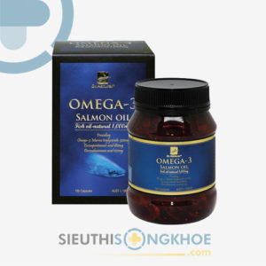 Dr Natural Omega 3 Salmon Oil – Tinh Dầu Cá Hồi Cho Mắt – Tim – Não