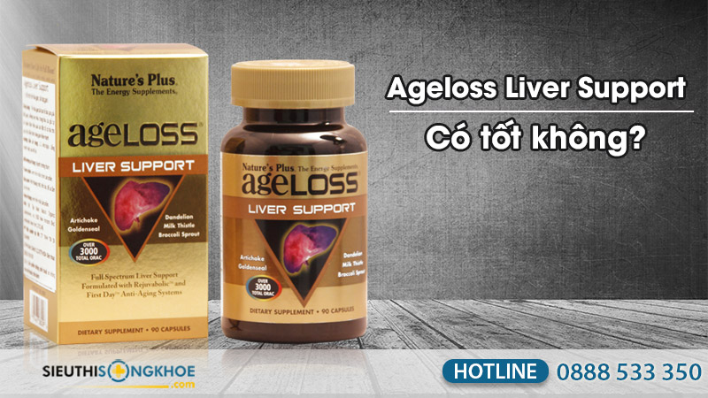 viên hỗ trợ gan ageloss liver support có tốt không