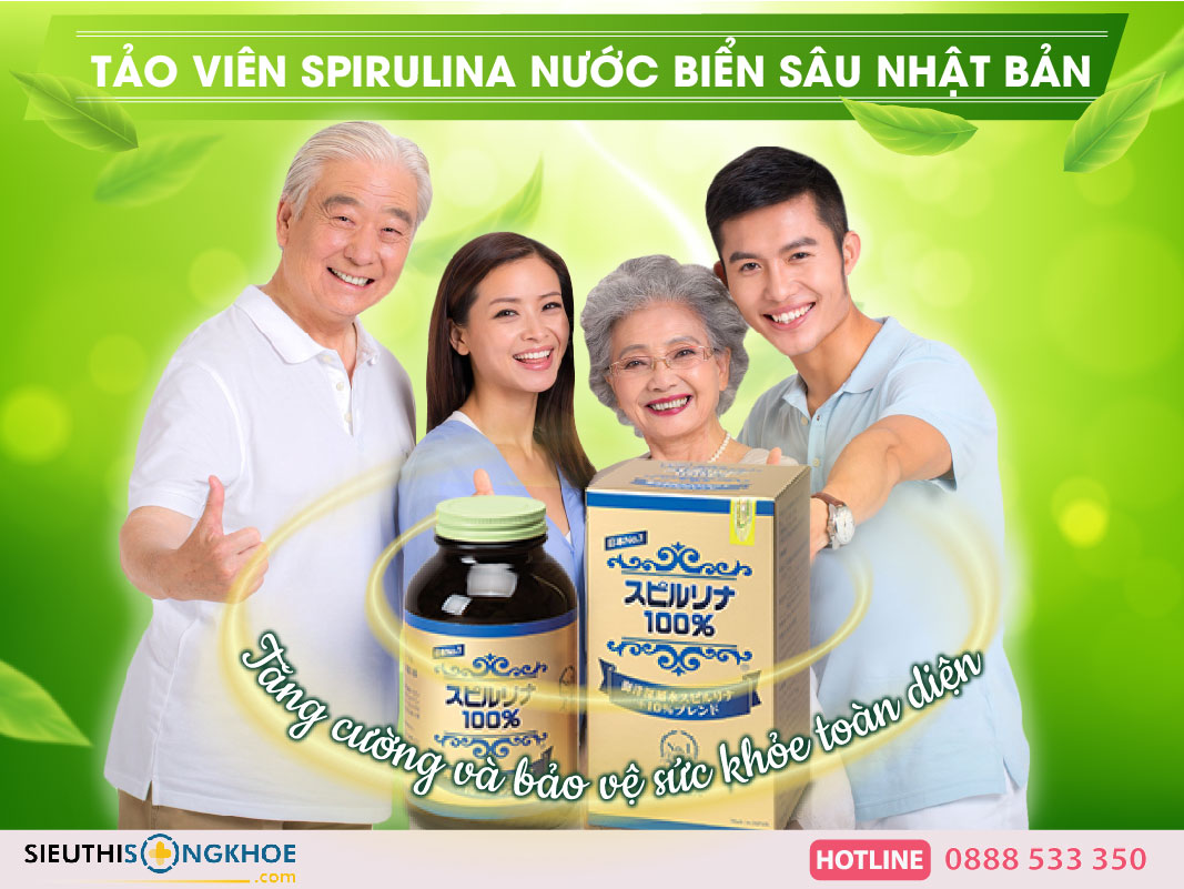 tảo viên spirulina nước biển sâu