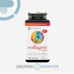 Collagen Youtheory Type 1,2 & 3 – Viên Uống Chống Lão Hóa Và Làm Đẹp Da