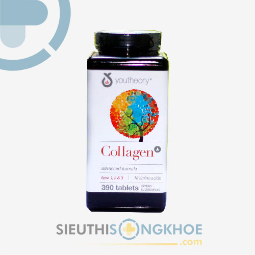 Collagen Youtheory Type 1,2 & 3 - Viên Uống Chống Lão Hóa Và Làm Đẹp Da