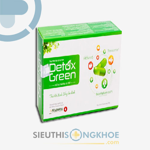 Viên Uống Detox Green - Đào Thải Độc Tố, Thanh Lọc Cơ Thể