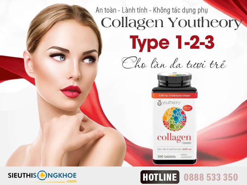 giới thiệu collagen youtheory type 1 2 3