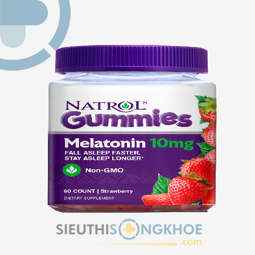 Natrol Gummies Melatonin - Kẹo Dẻo Hỗ Trợ Ngủ Ngon Giấc