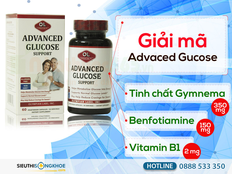 vien uong advanced glucose co tot khong