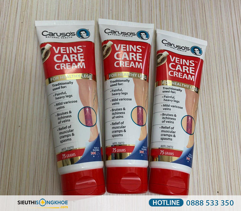 carusos veins care cream co tot khong