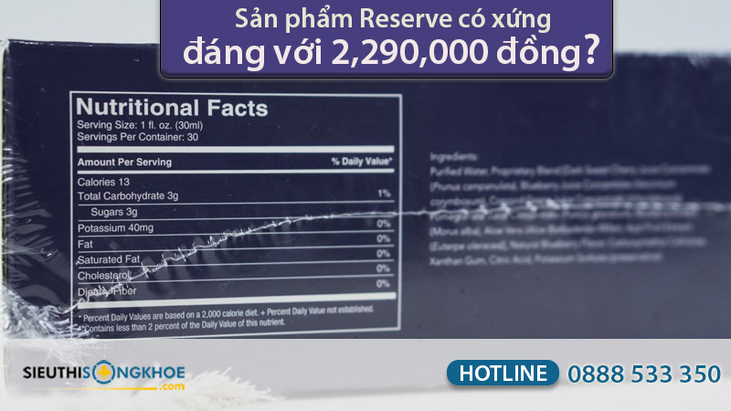 reserve có xứng đáng với giá tiền không reserve giá bao nhiêu