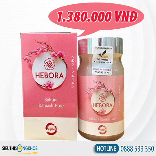 viên uống hebora giá bao nhiêu