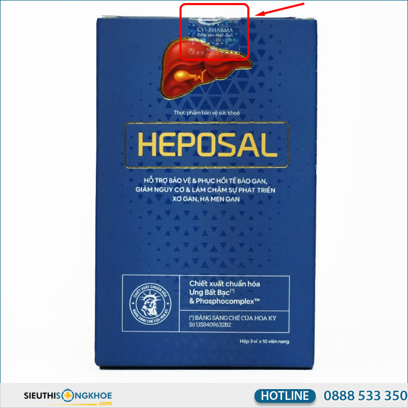 cách phân biệt heposal chính hãng