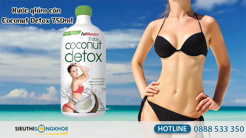 nước giảm cân coconut detox 750ml có tốt không
